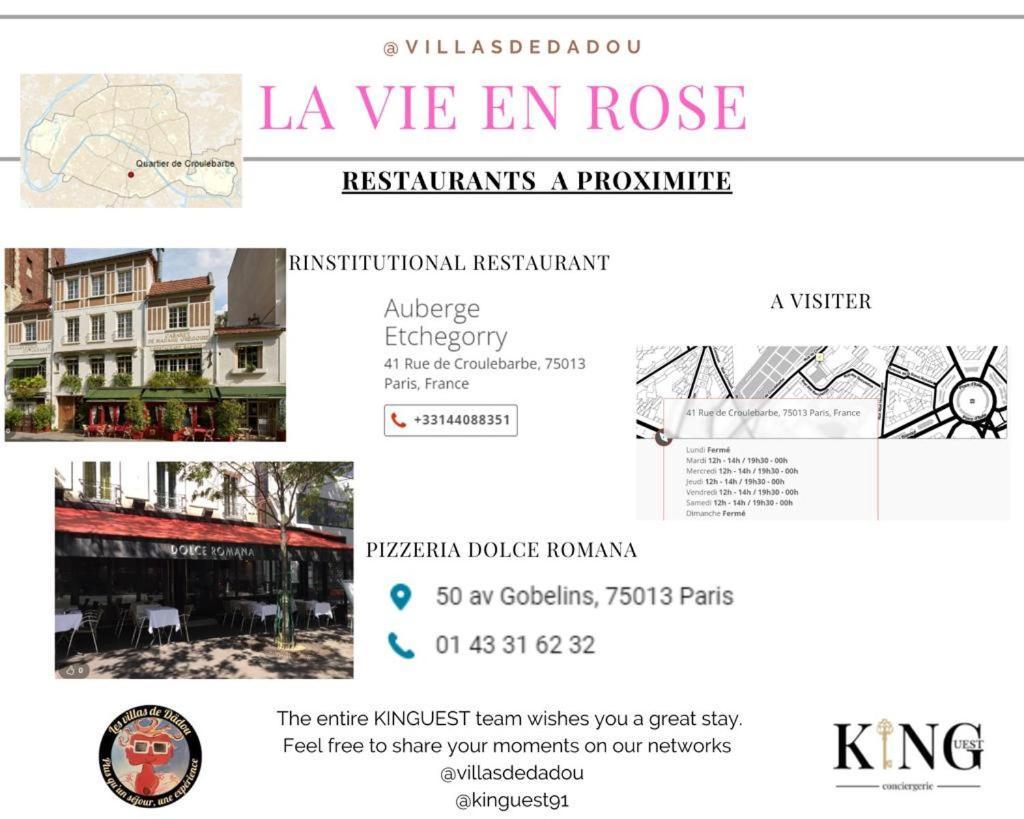 Luxury Paris La Vie En Rose Jacuzzi Terrasse Parking Apartman Kültér fotó
